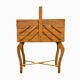 Travailleuse en bois vintage