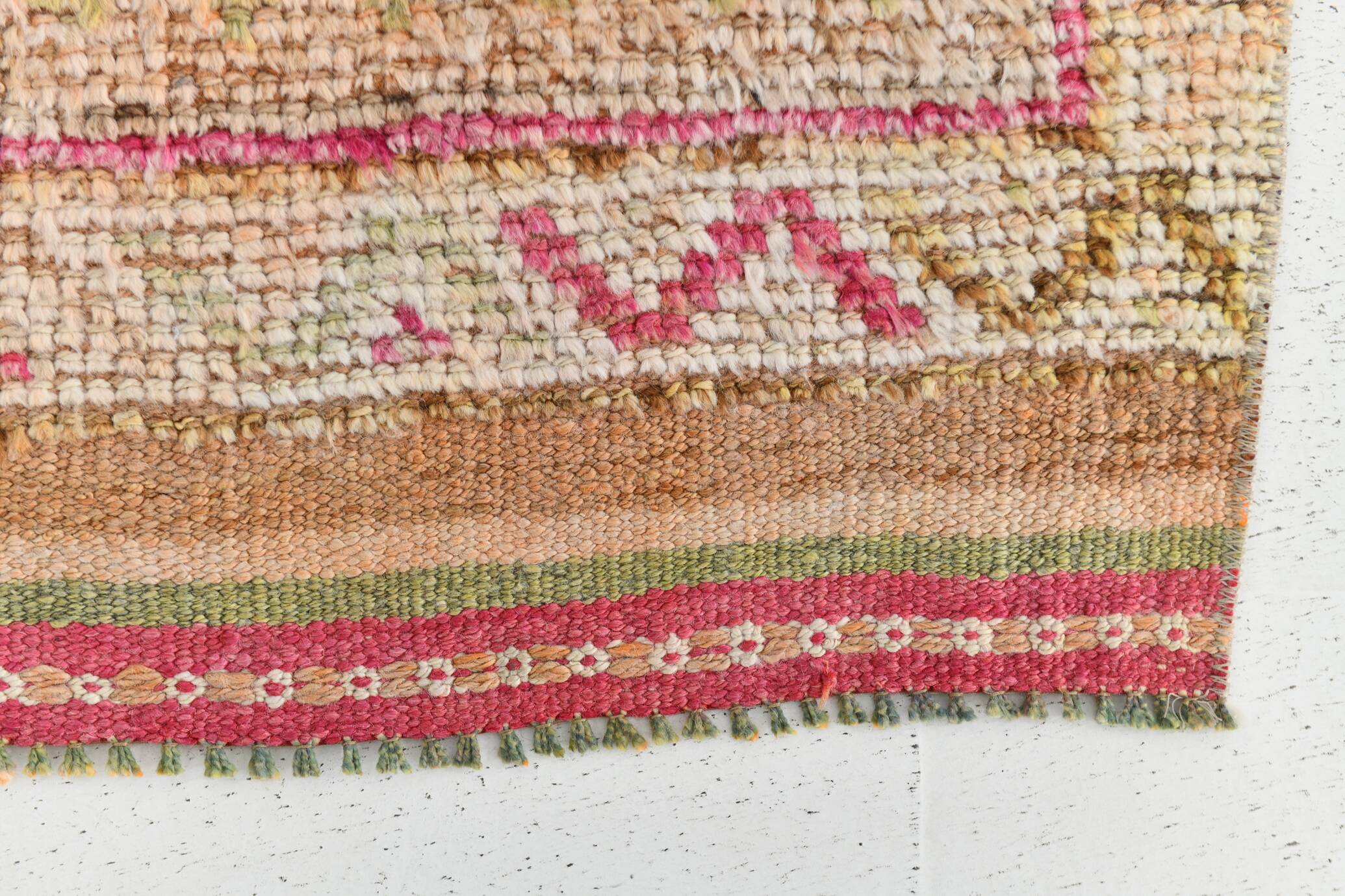 Turkish Vintage Runner Rug, 97x353 Cm