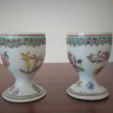 2 old enamelled shells