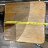 Set of high Ikea bistro table and its 2 stools