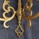 Paire d'appliques bronze doré style georgien anglais