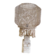 Table lamp statuette in limestone - mid 20th century