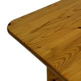 Vintage pine coffee table / side table in a minimalist organic design