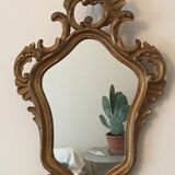 Miroir en bois doré - 38x60cm