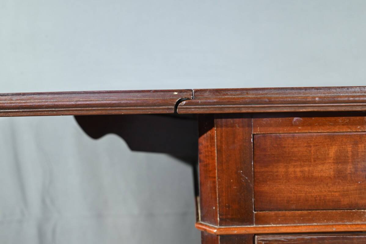 Small mahogany shuttered table, maison lemarchand, a. lemoine – mid-19th century