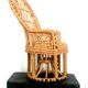 Fauteuil Emmanuelle en rotin miniature