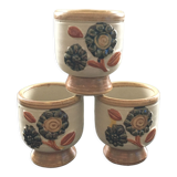 Set of 3 Scandinavian egg cups