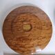 Set of 6 wooden plates "Lapacho" from South America, 20 cm