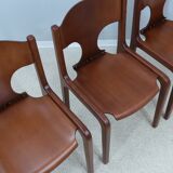 Augusto Savini dining chairs POZZI 1960s