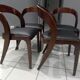 Suite de 4 Chaises a manger Baumann modèle " Gondole" années 1970