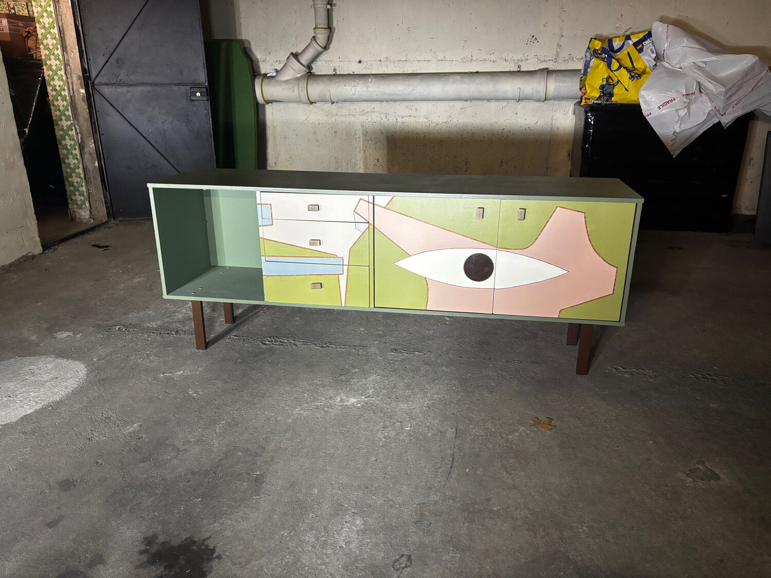 Furniture painted by Pierre Malbec