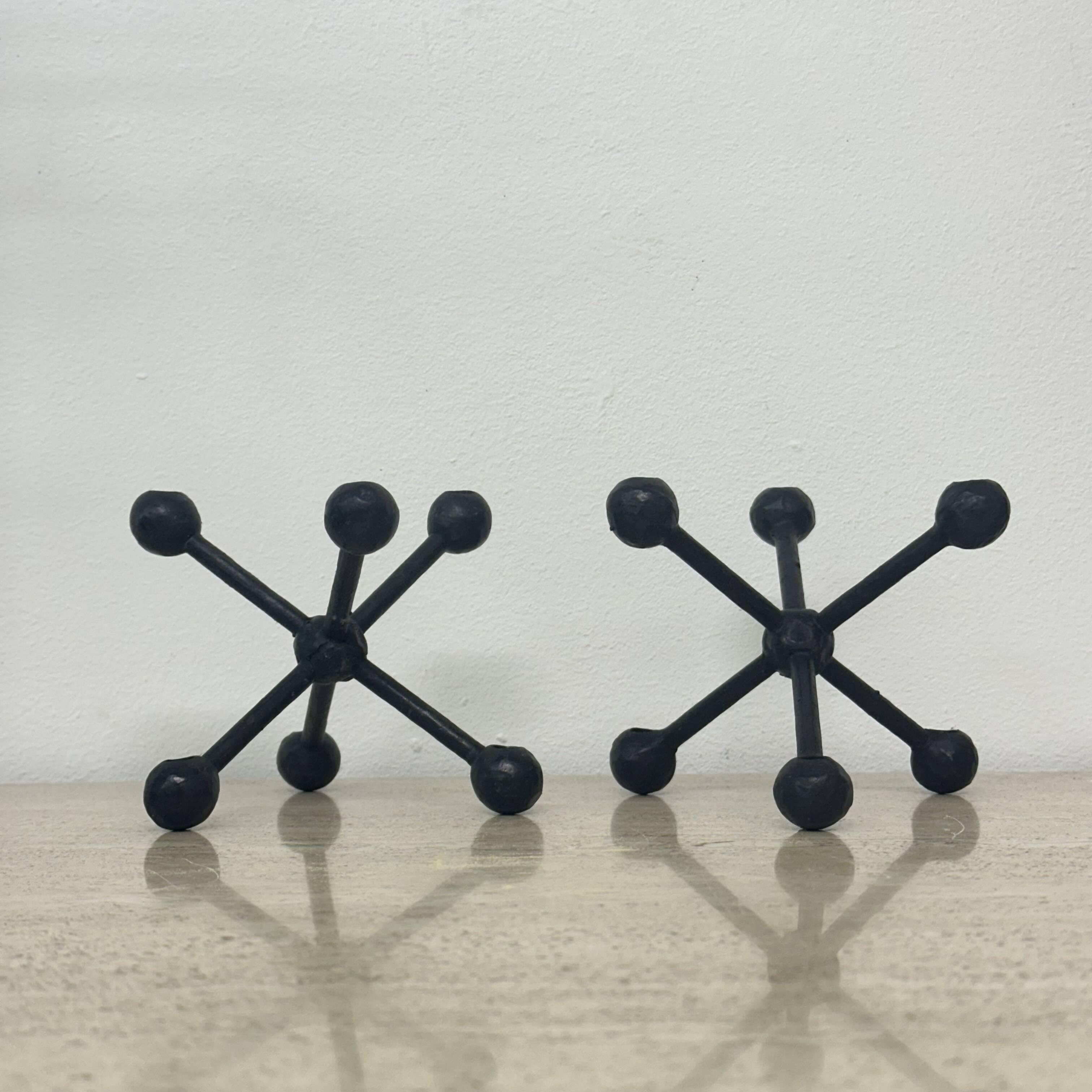 Set  of 2 candle sticks Scandinavian vintage 1960s