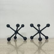 Lot de 2 bougeoirs Scandinave vintage années 60