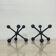 Set  of 2 candle sticks Scandinavian vintage 1960s