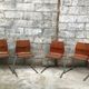 Series of 8 vintage retro stackable chairs FLOTOTTO PAGHOLZ by Adam Stegner 1960 1970