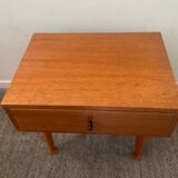 Scandinavian teak bedside table from the 60s