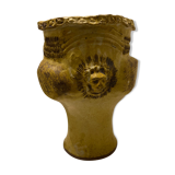 Vase en ceramique "lions" 1960