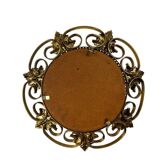 Vintage 'gold' sunburst mirror / mirror