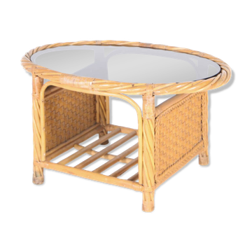 Rattan coffee table