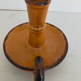 Ceramic handheld candle holder Cellar rat 60s/70s