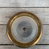 Glass ceiling lamp, Polam-Meos, 1970s.