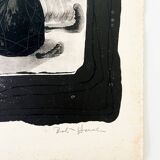 Signed and numbered lithograph “Trial Proof” by Bohuslav Horak