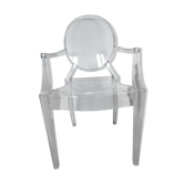 Fauteuil Louis Ghost par Philippe Starck pour Kartell