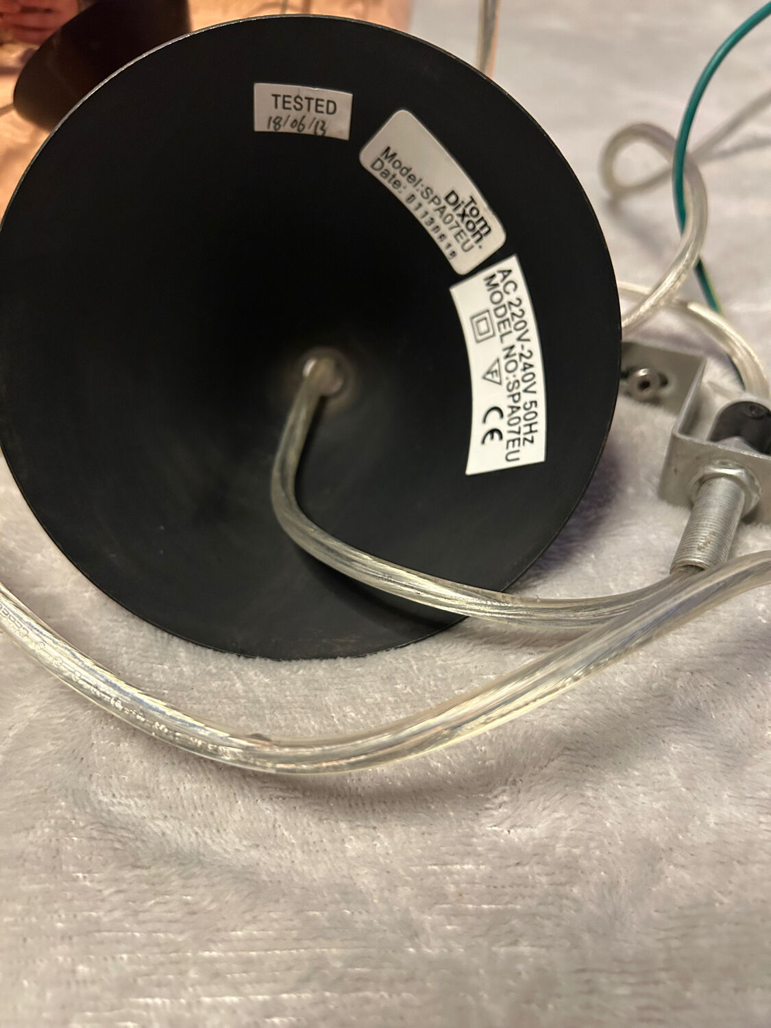 Luminaire plafond Tom Dixon couleur cuivre