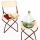 Jute folding chairs