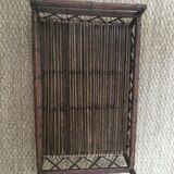 Old openwork bamboo basket