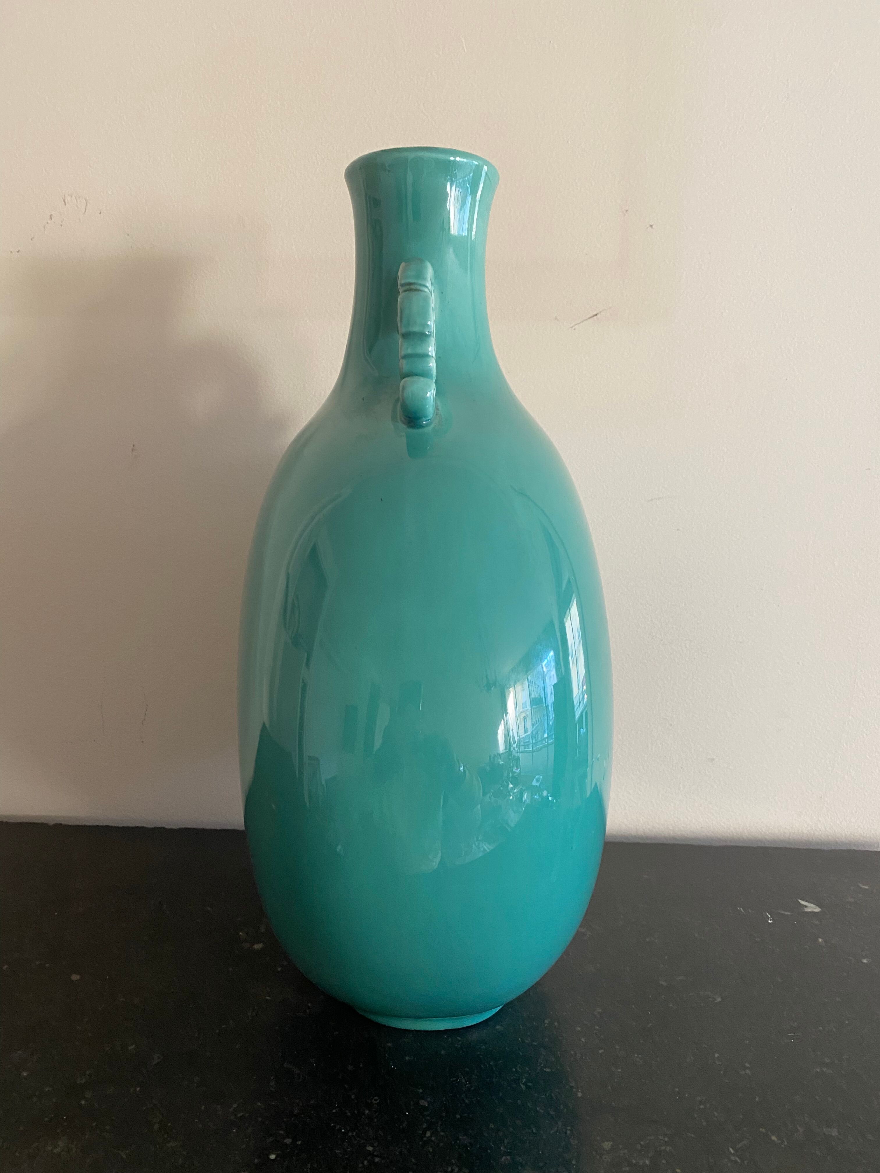 Ceramic gourd vase by paul millet a sevres - circa 1920