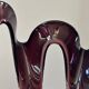 Blown glass vase - art glass - Makora