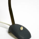Small 1950s table lamp with metal gooseneck from Gebrüder Cosack Germany