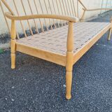 Sofa Ercol 3 place in light wood