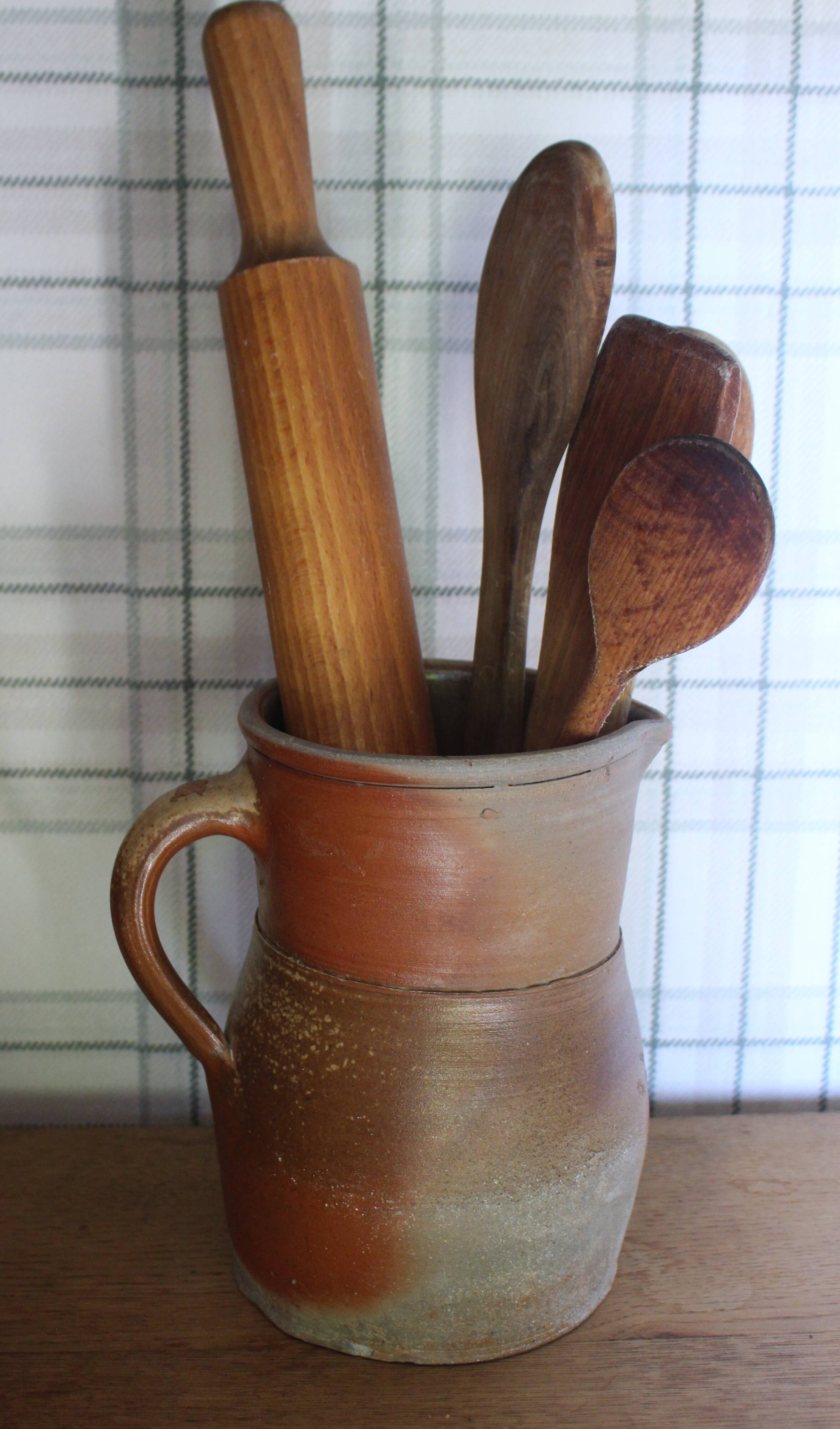 Carafe Cruche pot terre cuite anse bec verseur