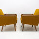 Pair of mid century armchairs by Mier Topolčany, 1960´s, Czechoslovakia