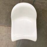 Panton side chairs from the mid-century by Verner Panton for Herman Miller, 1960s.