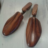 Pair wood and brass shoe