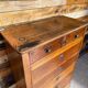 Walnut chest of drawers