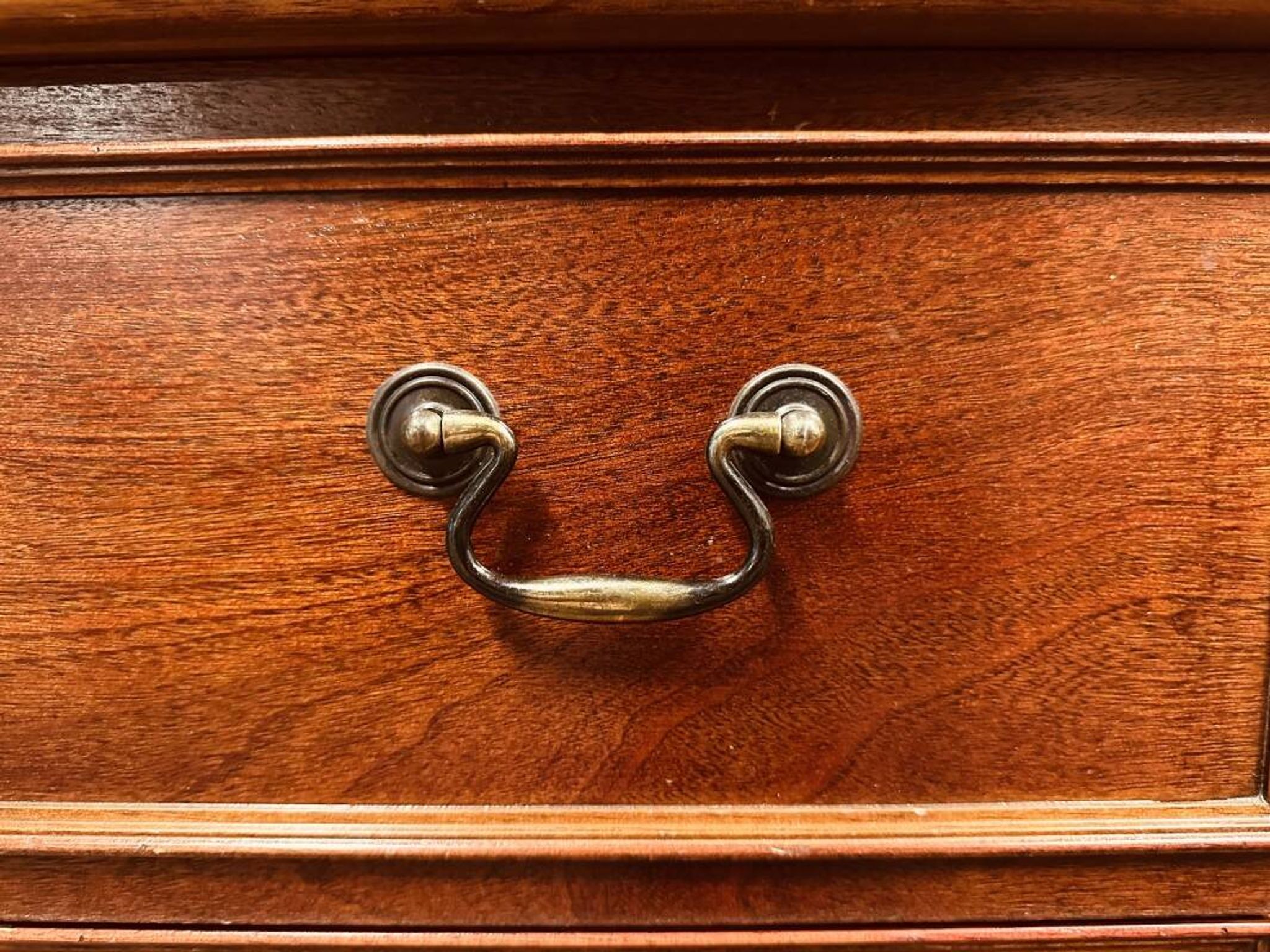 Classic English Mahogany Library Cabinet