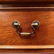 Classic English Mahogany Library Cabinet