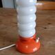 Vintage opaline white lamp