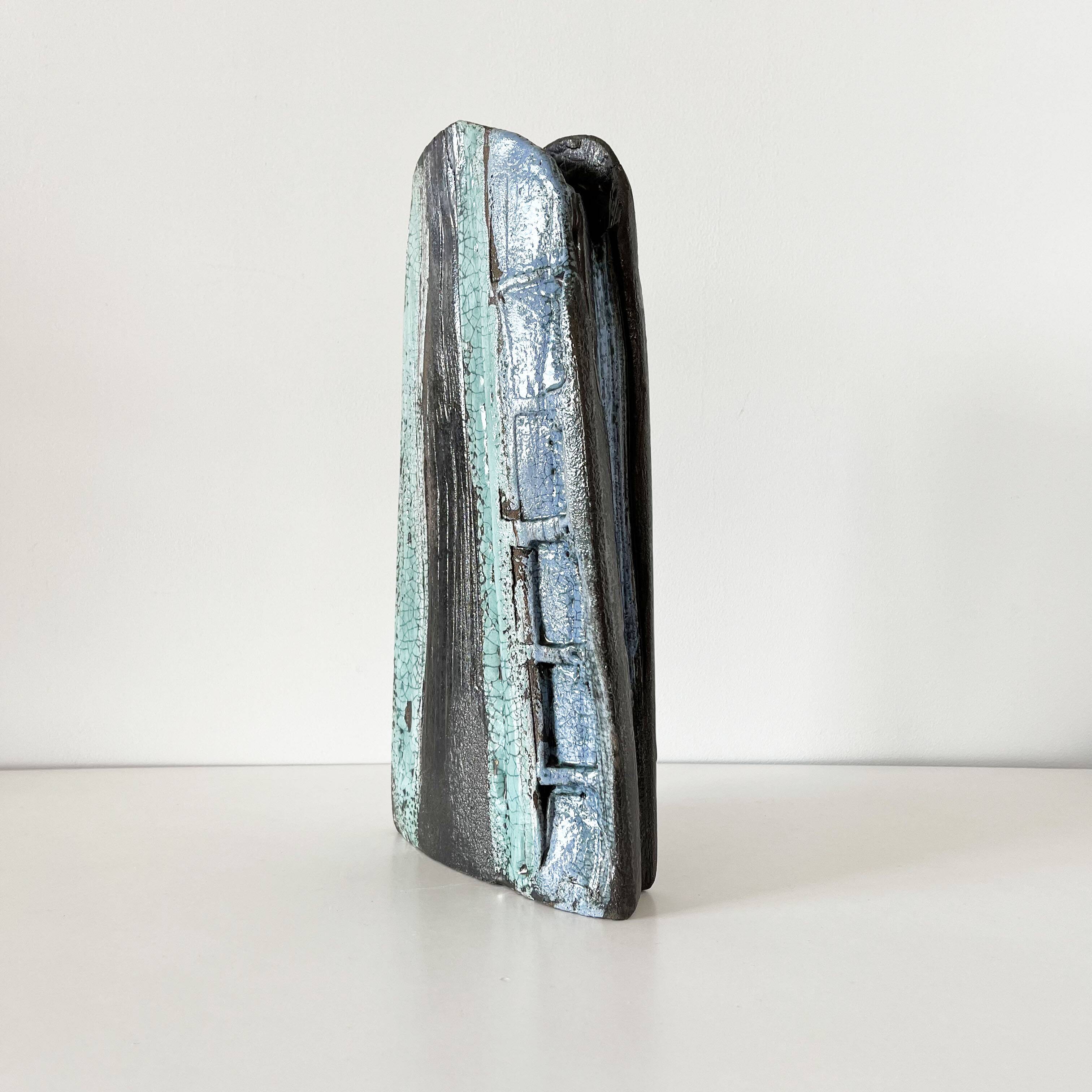 Brutalist Sculptural Ceramic Vase
