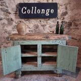 Craft furniture/Wooden kitchen island – France, 1930s