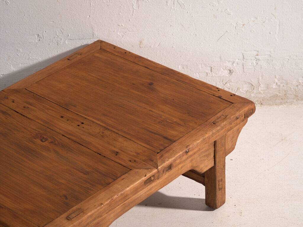 Antique pine coffee table – China, circa 1890