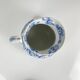 Chubby pitcher, old toilet jug KG Lunéville, blue flower pattern, late 19th to early 20th century.