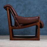 Mid-Century Armchairs in Rosewood by Torbjørn Afdal for Nesjestranda Møbelfabrikk, 1960s, Set of 2