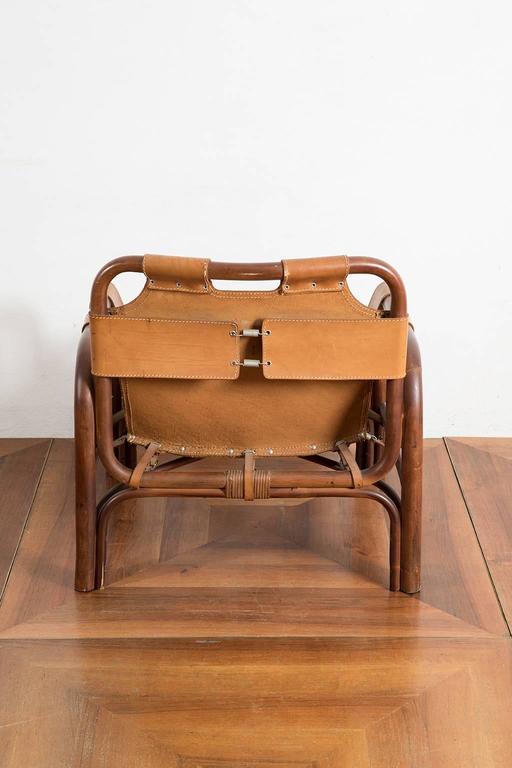 Fauteuil en bambou Bonacina