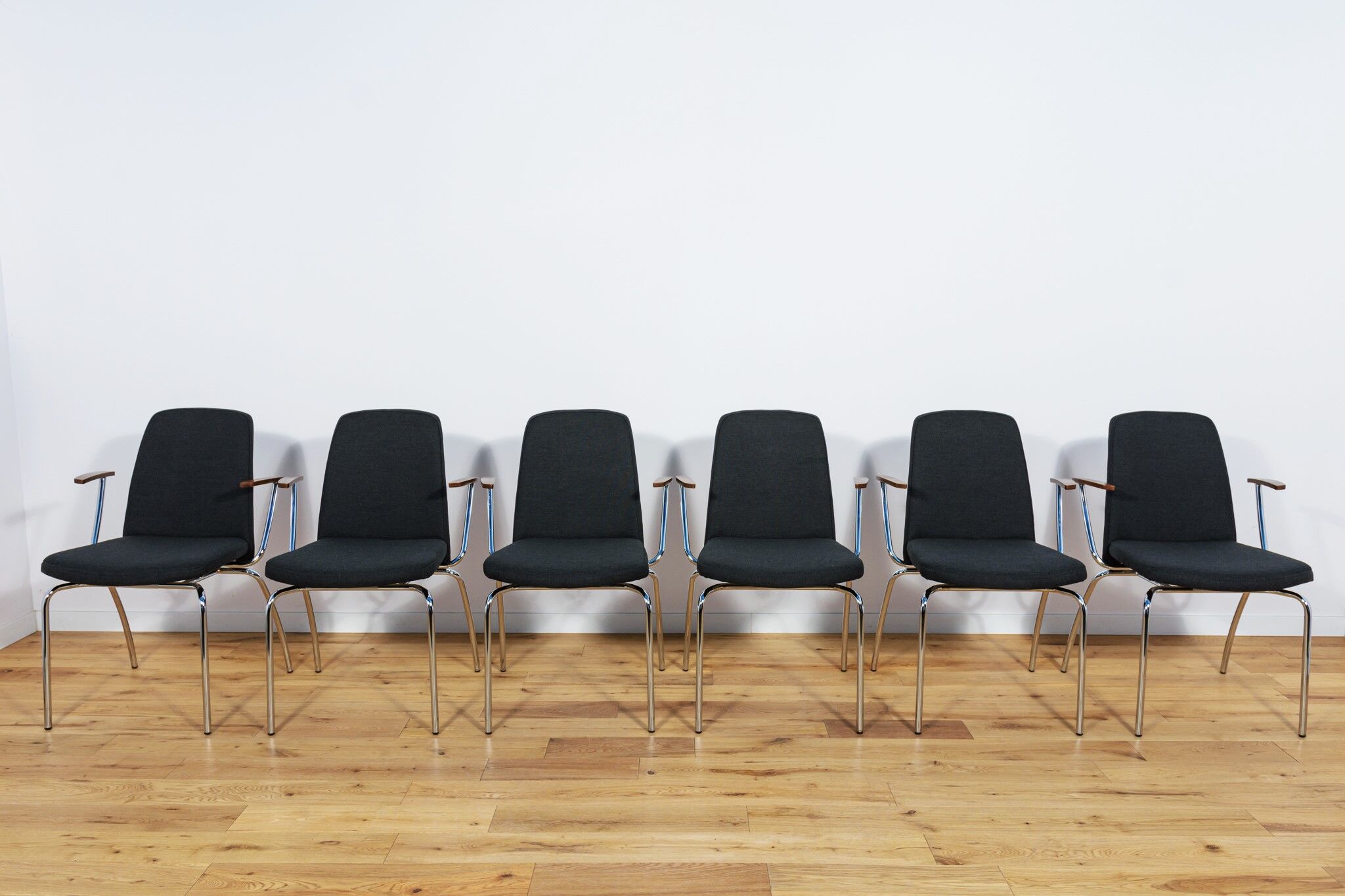 Danish Conference Armchairs, Cube Design, 2010s, Set of 6