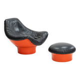 Fauteuils Rodica de Mario Brunu pour Comfort, Italie, années 1960, lot de 2